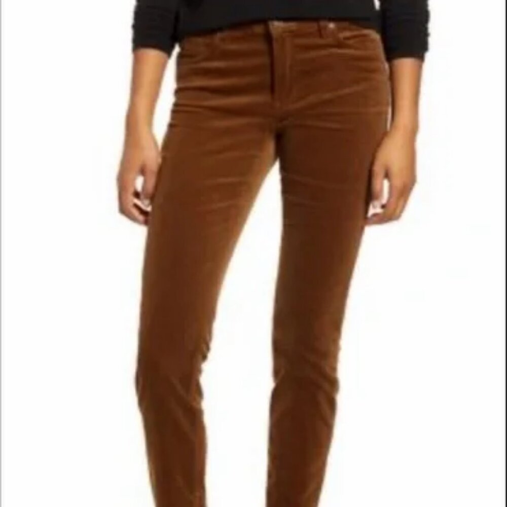 KUT Diana Women's Skinny Corduroy Brown Pants Size 8